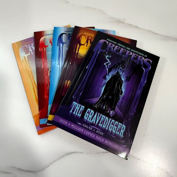 Creepers Books 6 thru 10 Horror Series for Kids Paperback Books Edgar J Hyde NEW - Picture 1 of 14